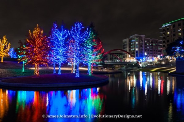 Random Picture of the Week #78: Christmas Lights at Vitruvian Park in Addison, Texas