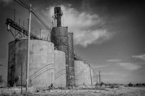 Random Picture of the Week #20: Abandoned Grain Elevator and Silos in Megargel, Texas