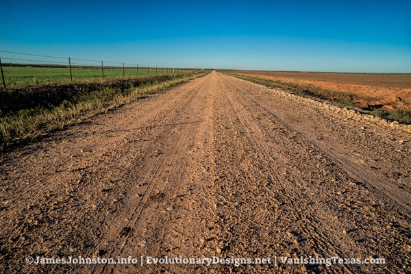Muddy Red Dirt Road Near Anson, Texas