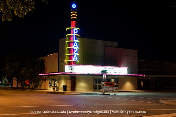 The Plaza Theatre in Garland, Texas