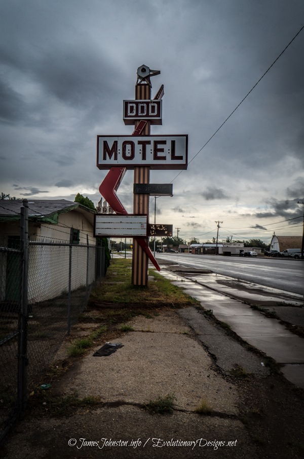 The Long Time Abandoned Triple DDD Motel in Wichita Falls, Texas
