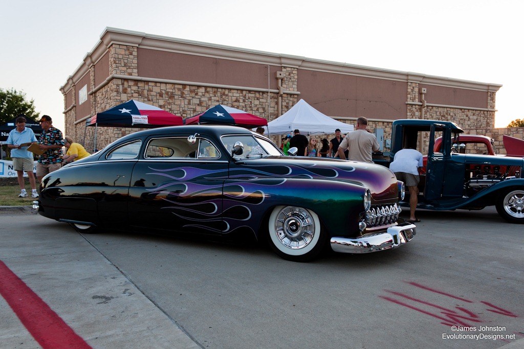 This is a 1949 Mercury custom hot rod It was built by the Sachse Rod Shop