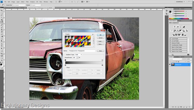 How To Fade An Image Into The Background With Adobe Photoshop CS4 ...